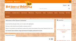 Desktop Screenshot of hotsaucesunlimited.com